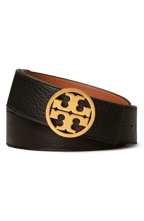 TORY BURCH TORY BURCH MILLER 1.5-INCH REVERSIBLE LOGO BELT 