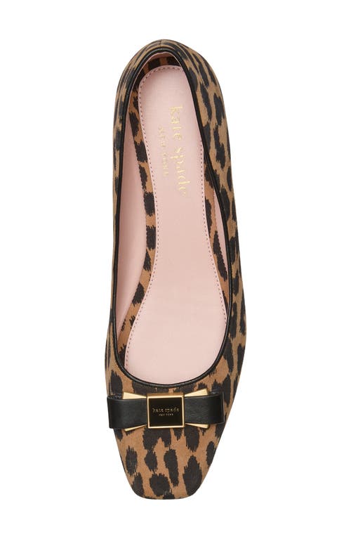 Kate Spade New York Bowdie Ballet Flat In Tan Multi