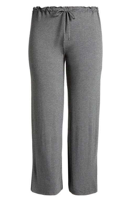 Shop 24seven Comfort Apparel Comfortable Stretch Pants In Smoke