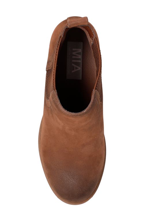 Shop Mia Jonna Lug Sole Chelsea Boot In Cognac