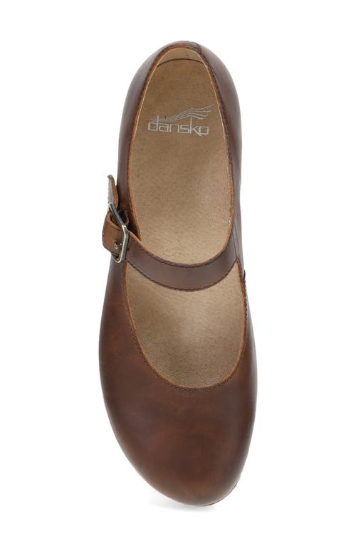 Dansko Lilah Mary Jane Platform Pump In Tan
