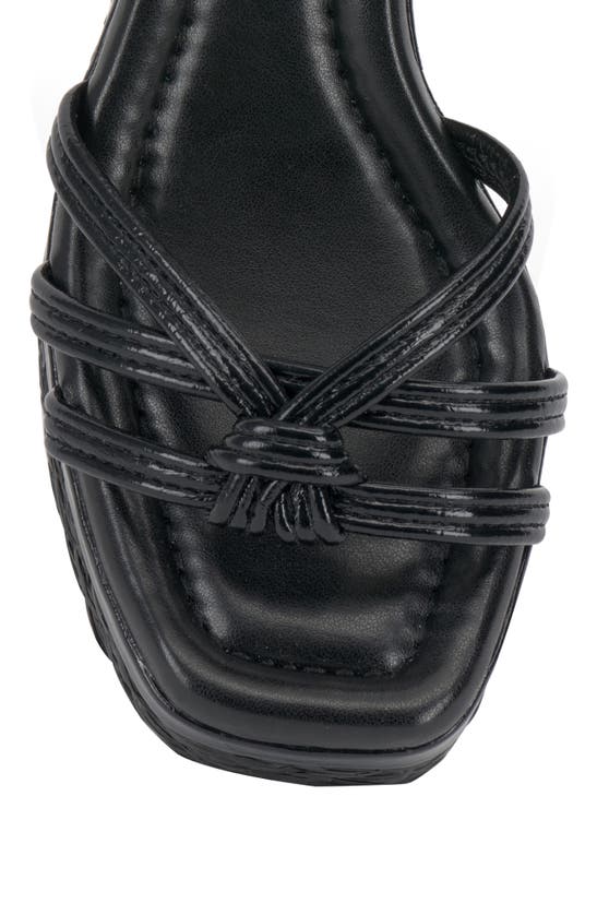 Shop Vince Camuto Loressa Platform Wedge Sandal In Jet Black