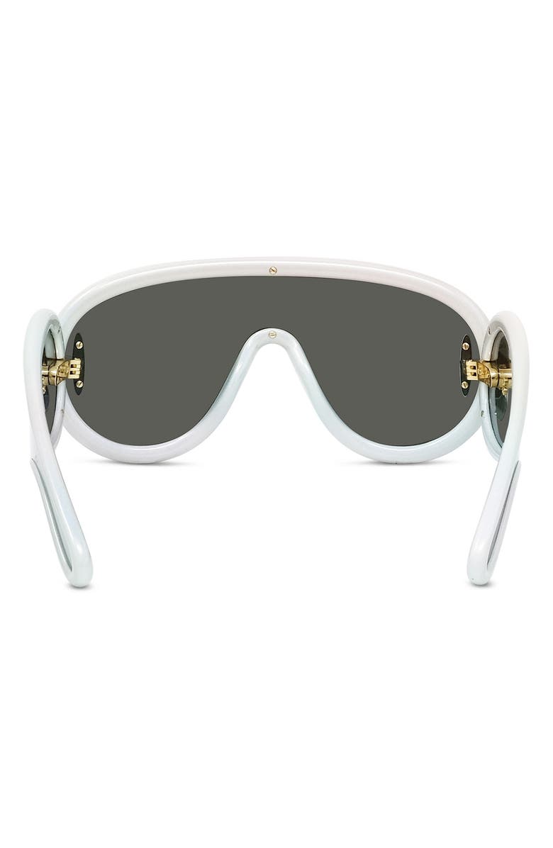 Loewe Anagram 140mm Mirrored Shield Sunglasses 