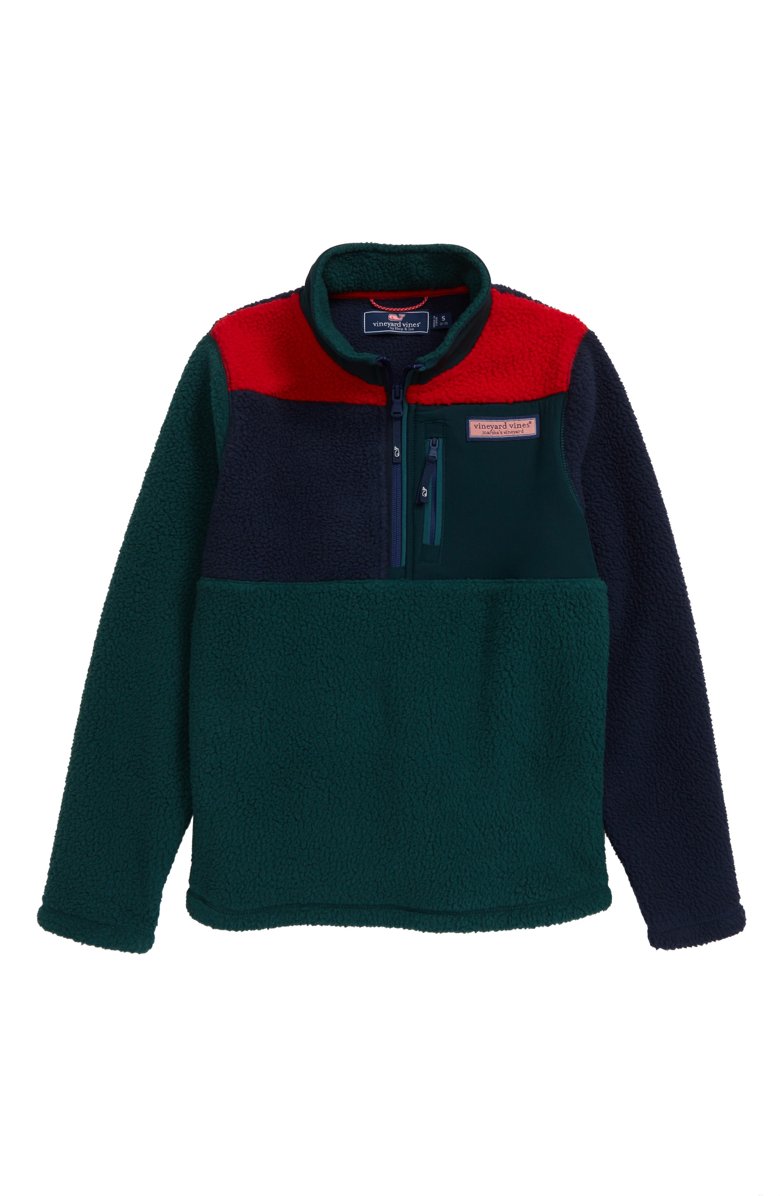 toddler half zip pullover