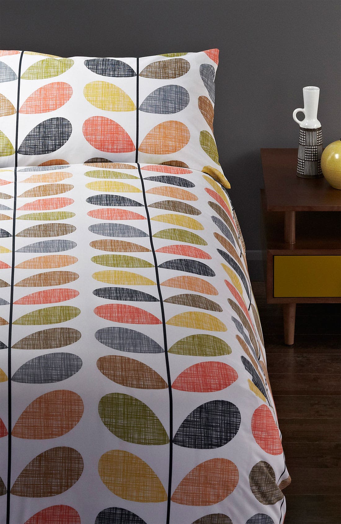 Orla Kiely 'Scribble Stem' Duvet Cover & Shams Nordstrom