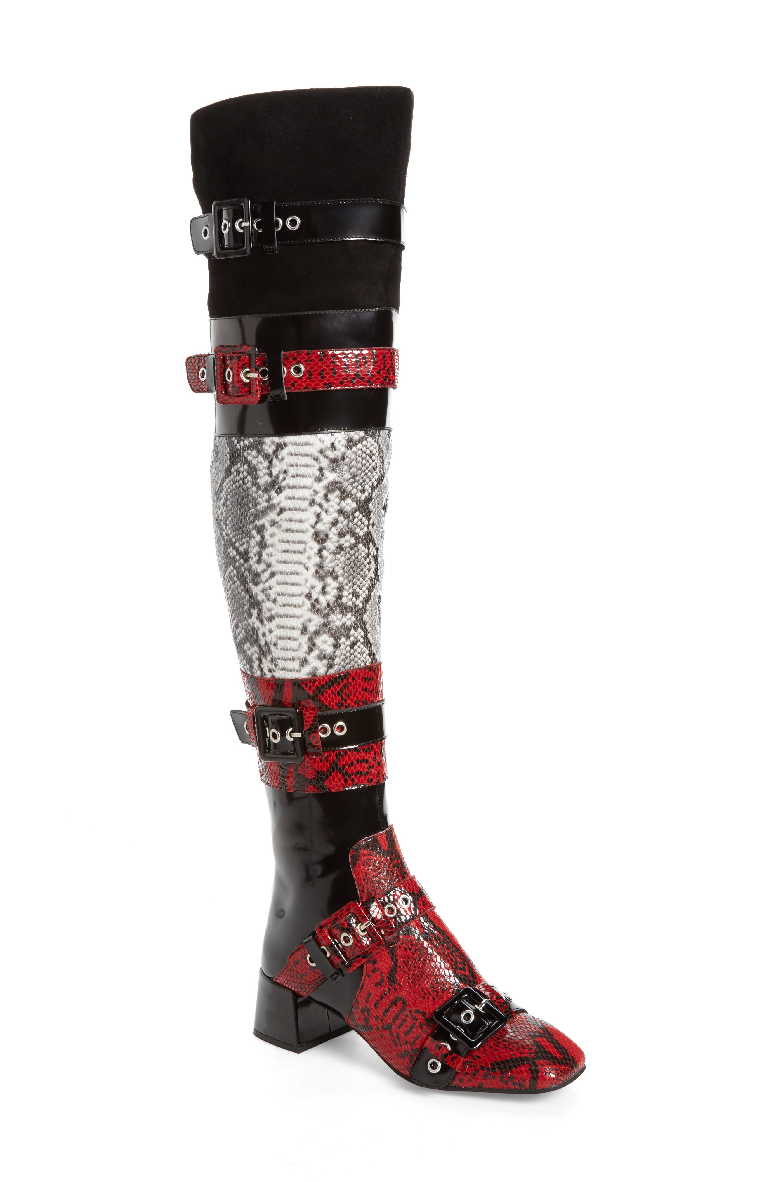jeffrey campbell over the knee rain boots