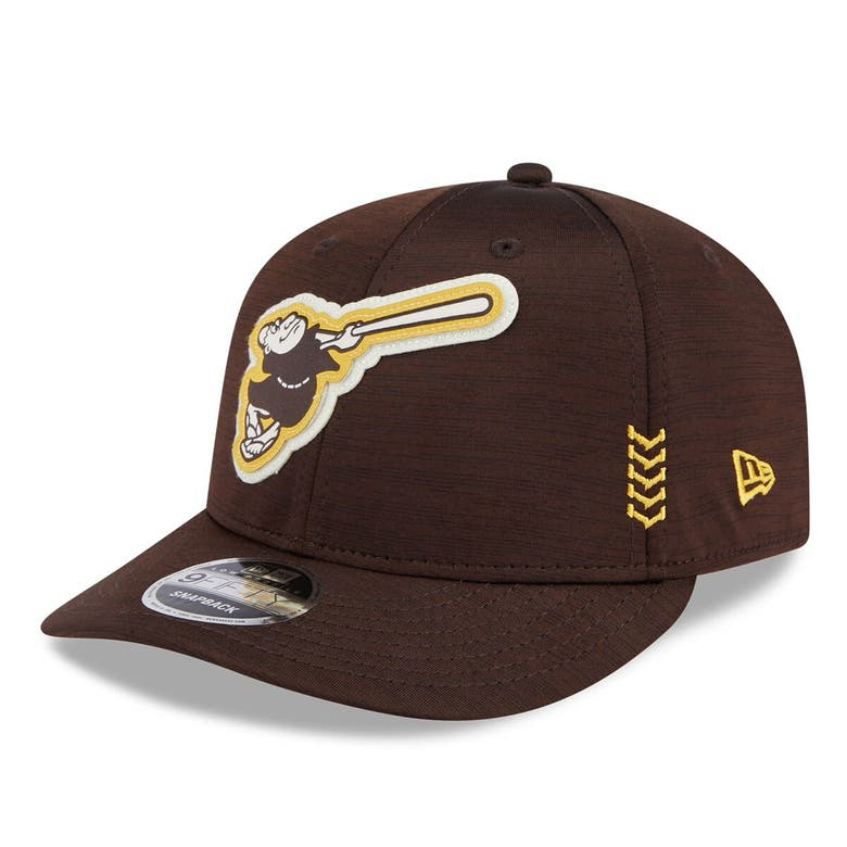 Shop New Era Brown San Diego Padres 2024 Clubhouse Low Profile 59fifty Snapback Hat