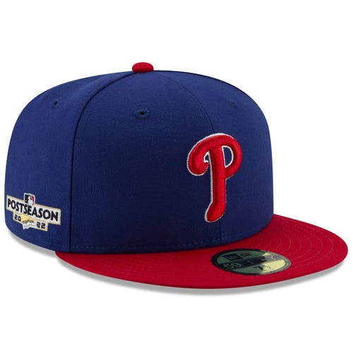 Philadelphia Phillies New Era 2022 World Series Side Patch 59FIFTY Fitted  Hat - Royal/Red