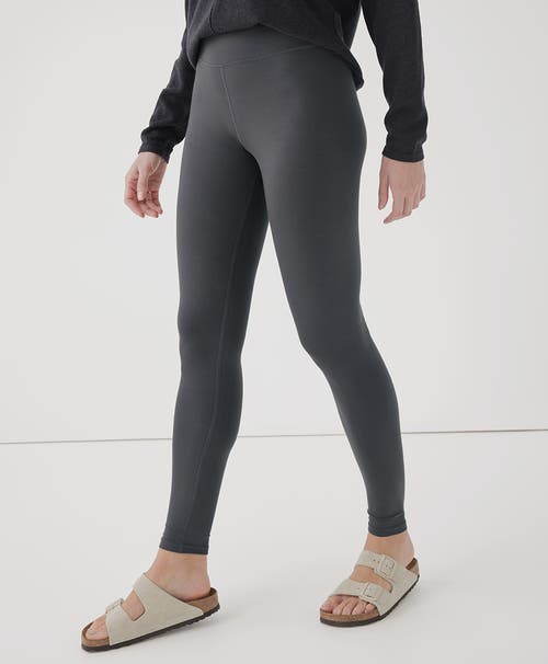 Shop Pact Purefit Legging Made With Organic Cotton In Storm