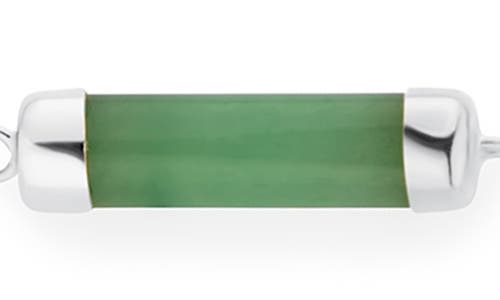 Bling Jewelry Gemstone Flex Link Bracelet In Light Green