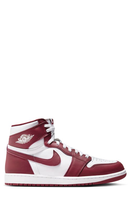 Shop Jordan Air  1 Retro High Top Sneaker In White/team Red