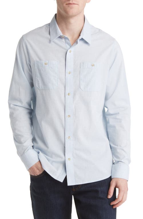 TravisMathew Cloud Flannel Button-Up Shirt Heather at Nordstrom,