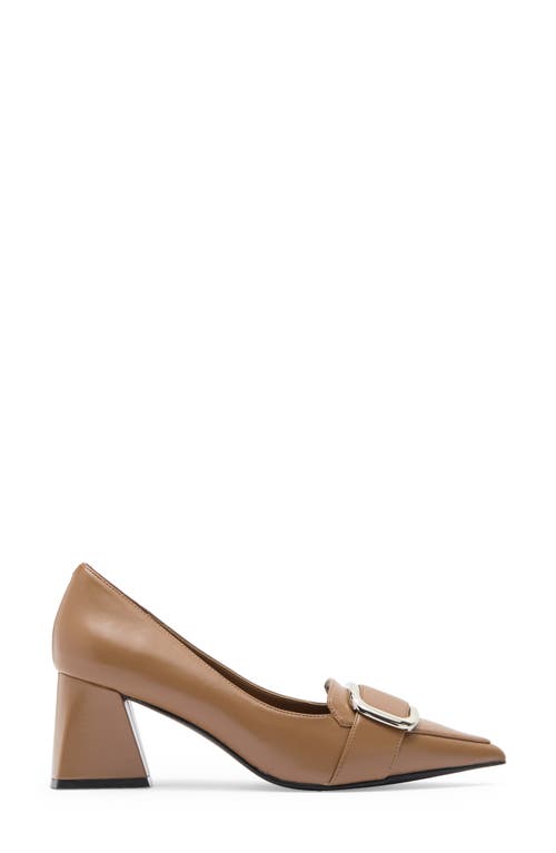 Shop Jeffrey Campbell Emphasis Pointed Toe Pump In Dark Natural Silver