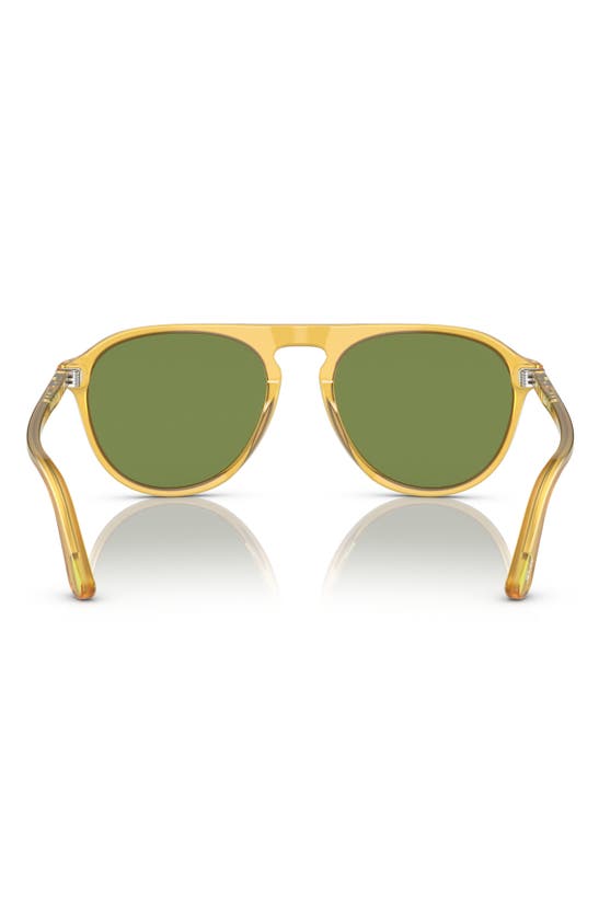 Shop Persol 55mm Pilot Sunglasses In Green