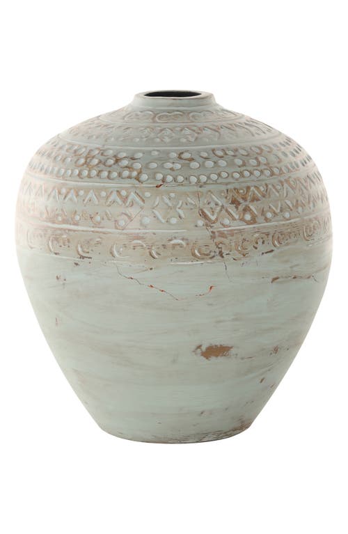 Ginger Birch Studio Ceramic Vase In Green