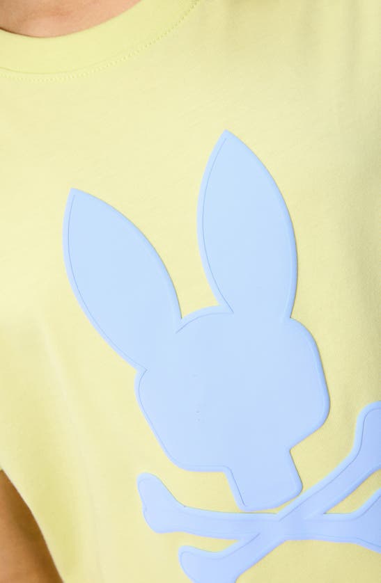 Shop Psycho Bunny Kids' Houston Pima Cotton Graphic T-shirt In Luminary Green
