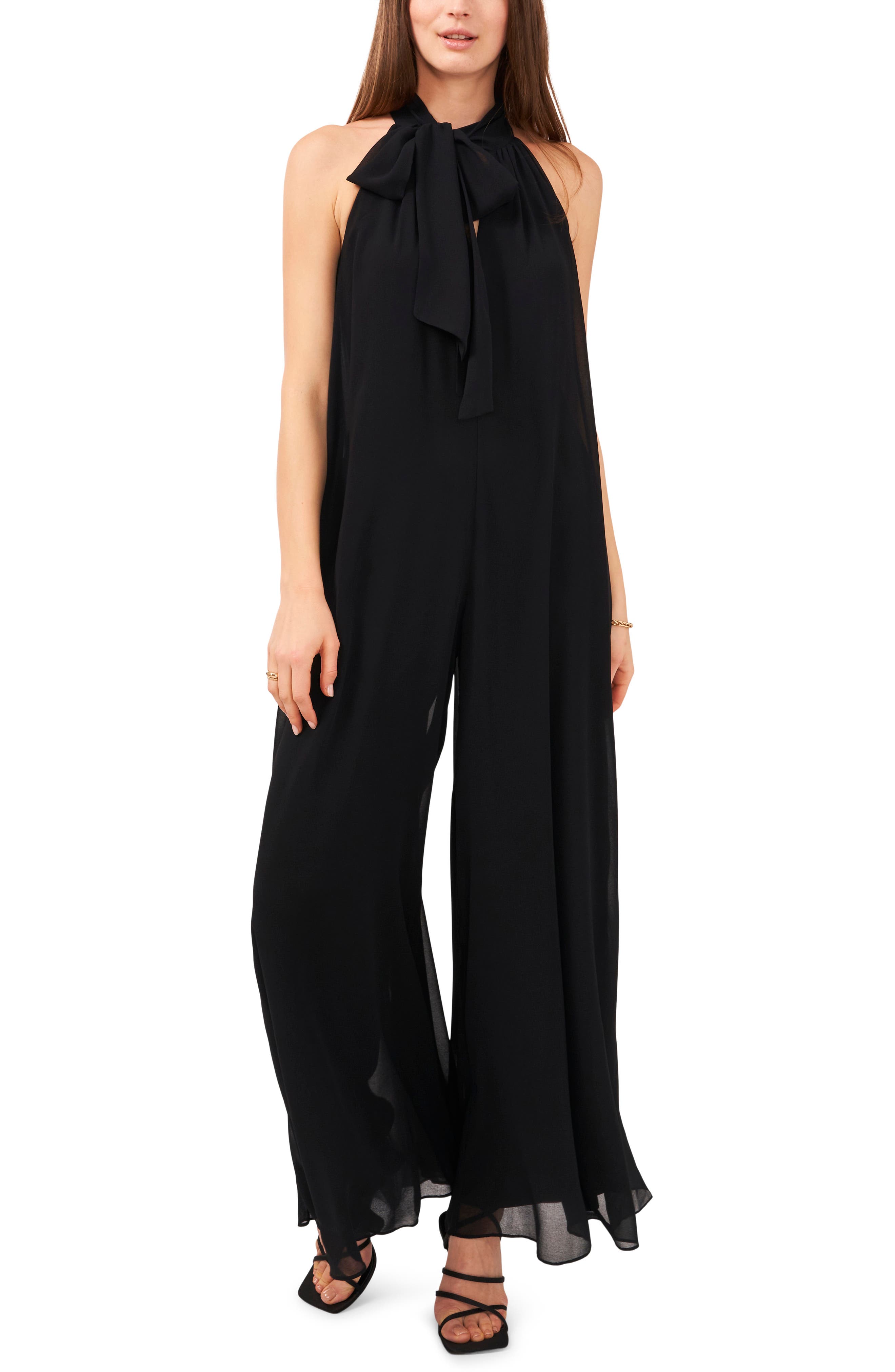 wide leg dressy jumpsuit