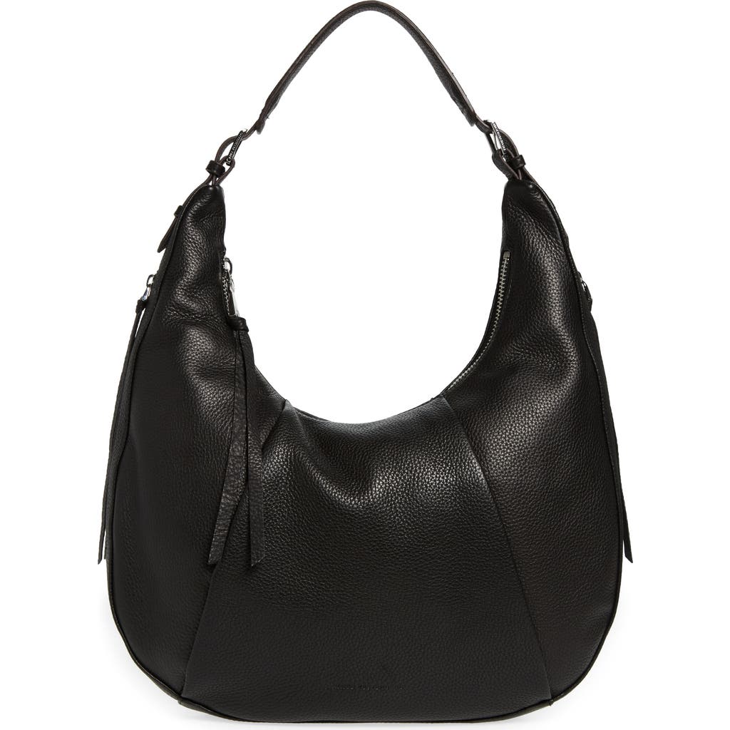 Aimee Kestenberg Corfu Pleated Hobo Bag In Black W/silver