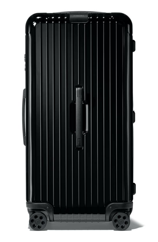 Rimowa Essential Trunk Plus 32-inch Check-in Wheeled Suitcase In Black