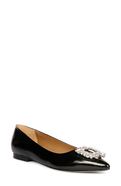 SAINT G Mabilla Pointed Toe Flat Black at Nordstrom,