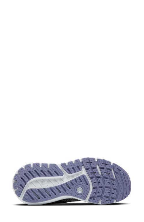 Brooks Ariel Gts 24 Running Shoe In Mercury/ebony/sweet Lavender