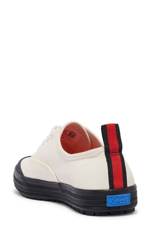 Keds ® Champion Toe Rand Sneaker In White/ Black