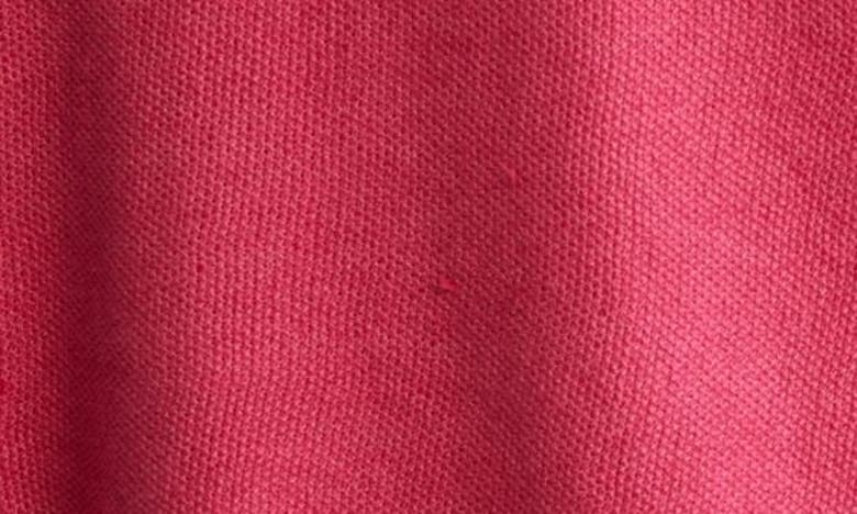 Shop Eileen Fisher Jewel Neck Linen & Cotton Knit Top In Geranium