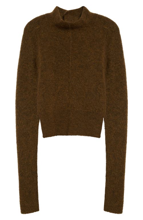 Rick Owens Funnel Neck Sweater In Honey