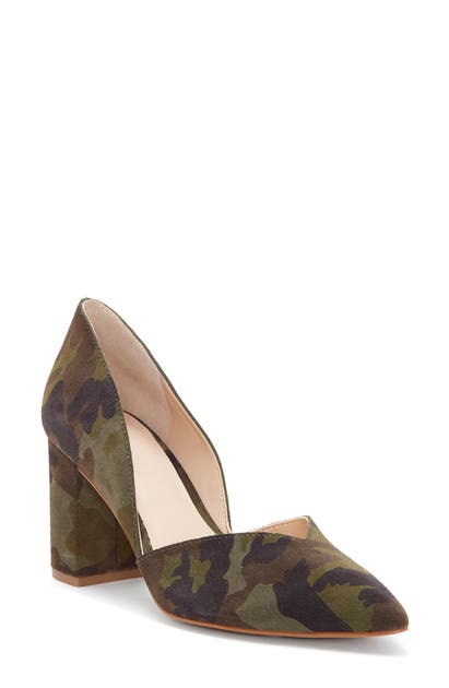 Click to view more detailed imagery on our partner's website 1.State Selim Pointed Toe Pump In Olive Multi