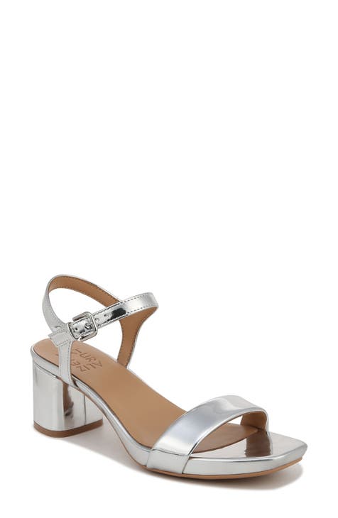 Women s Metallic Heeled Sandals Nordstrom