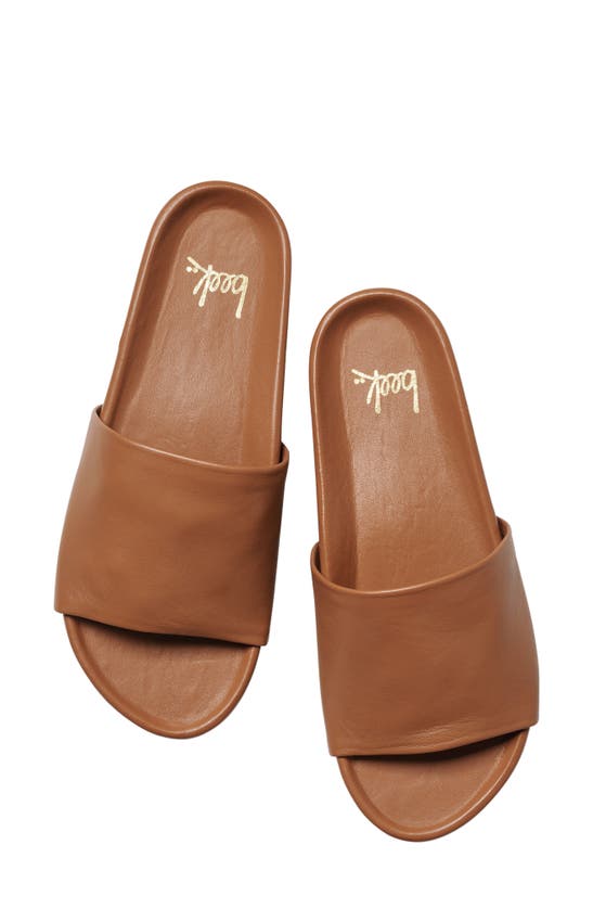 Shop Beek Pelican Slide Sandal In Tan
