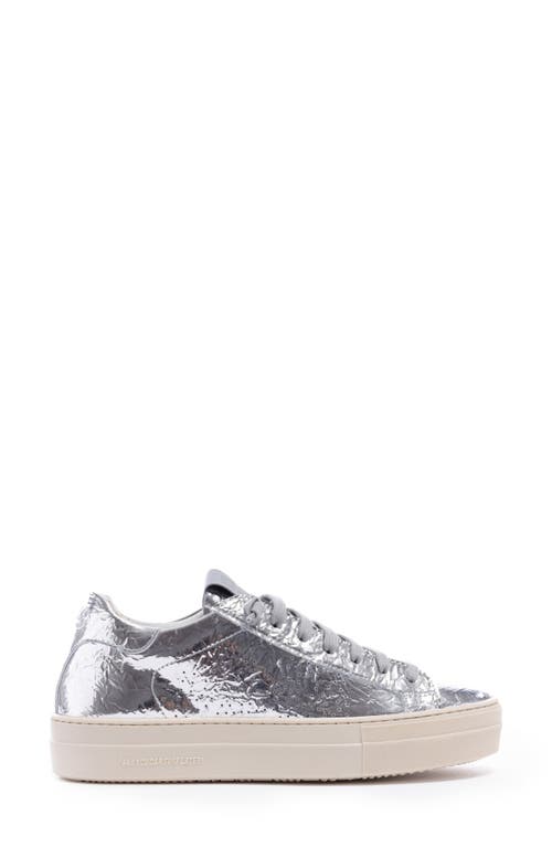 Shop P448 Thea Platform Sneaker In Silver