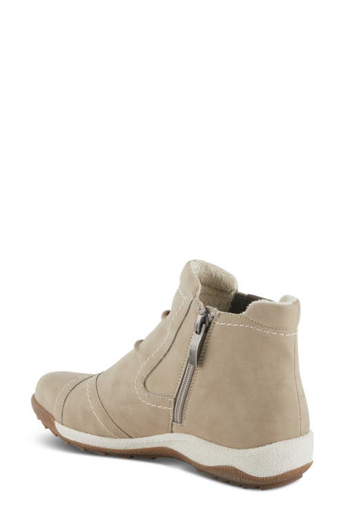 Shop Spring Step Atella Water Resistant Bootie In Stone