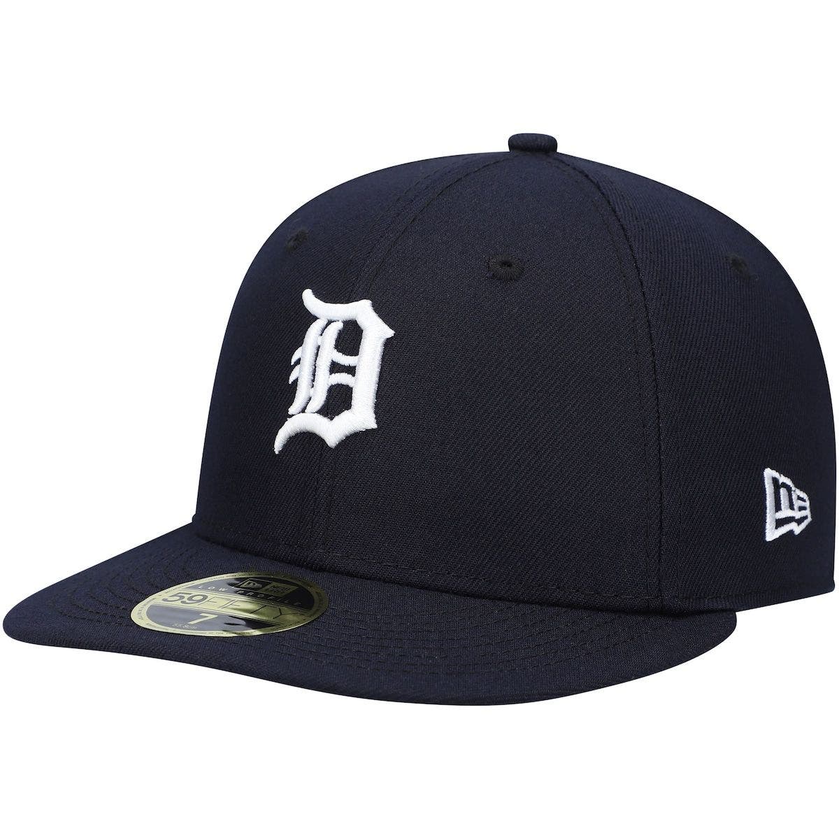 detroit tigers fitted hat black