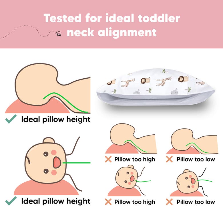 Shop Keababies Toddler Pillow With Pillowcase In The Wild