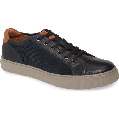 J & m 1850 Toliver Low Top Sneaker, Blue