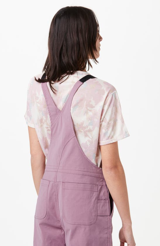 Shop Picture Organic Clothing Foday Water Resistant Short Overalls In Grapeade