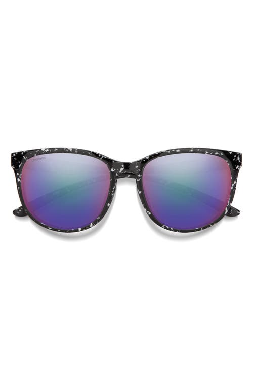 Lake Shasta 56mm ChromaPop Polarized Sunglasses in Black Marble /Violet Mirror