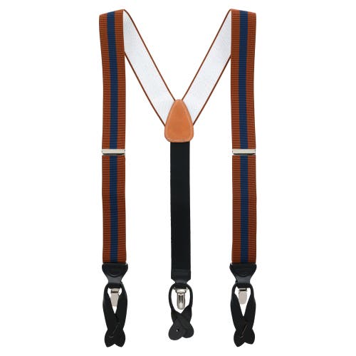 TRAFALGAR TRAFALGAR OLIVER STRIPE 35MM CONVERTIBLE SUSPENDERS