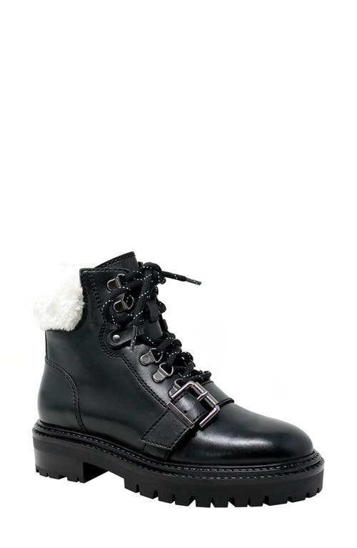 Clich Faux Fur Cuff Boot in Black