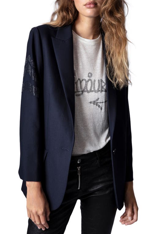 Zadig & Voltaire Viva Crystal Arrow Jacket Encore at Nordstrom, Us