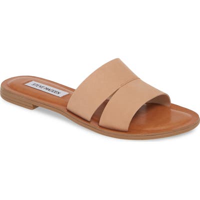 Steve Madden Alexandra Slide Sandal- Brown