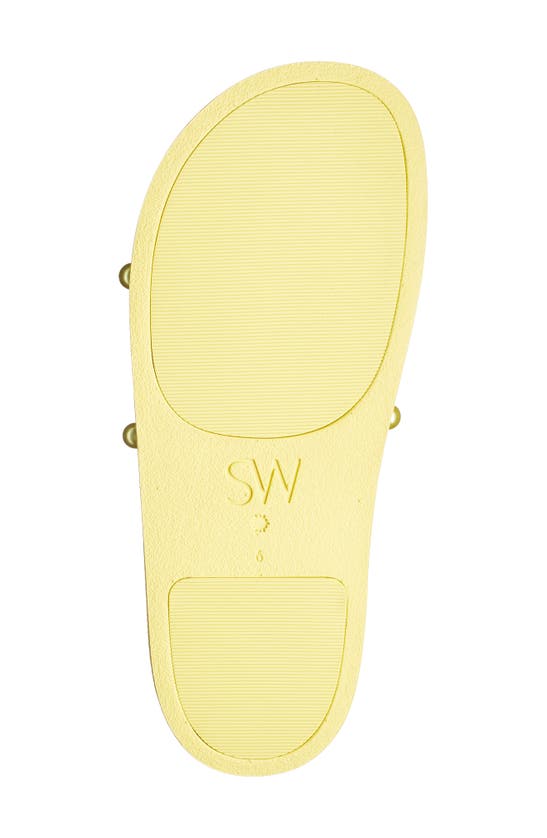 Stuart Weitzman Superstud Pool Slide In Lemon ModeSens
