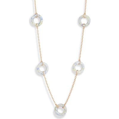 Lele Sadoughi Circle Station Necklace