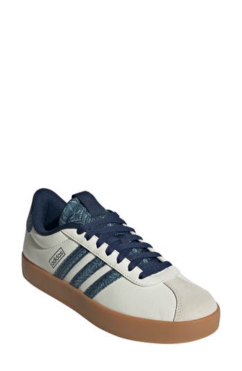 Adidas Originals Adidas Vl Court 3.0 Sneaker In Off White/indigo