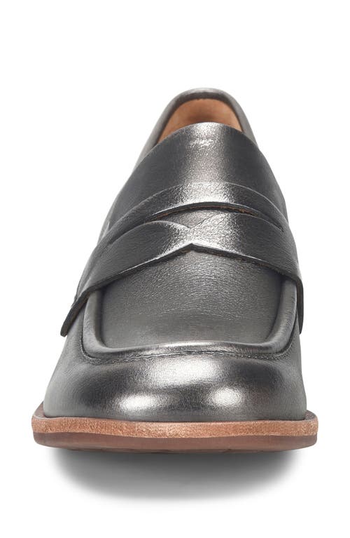 Kork-ease ® Keegan Penny Loafer Pump In Antique Metallic