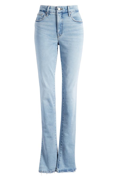 Good American Good Legs Crop Micro Bootcut Jeans In Indigo642
