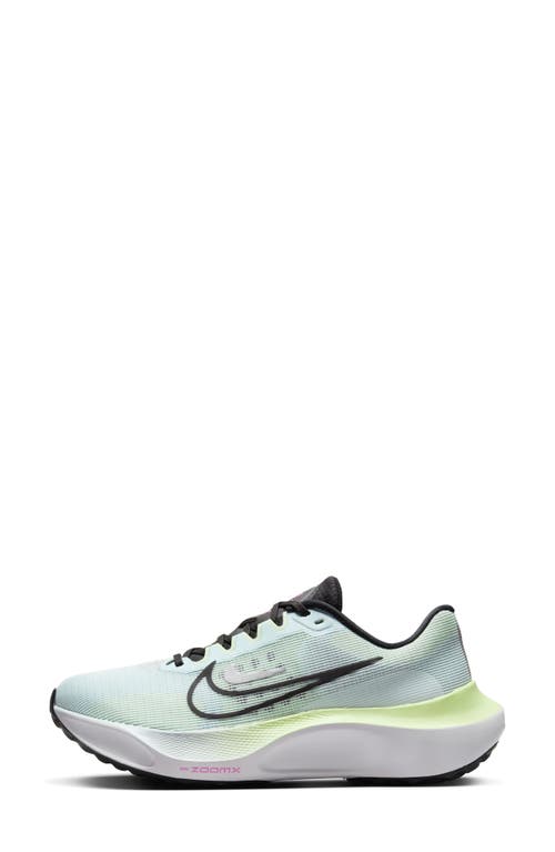 Shop Nike Zoom Fly 5 Running Shoe In Glacier Blue/green/black