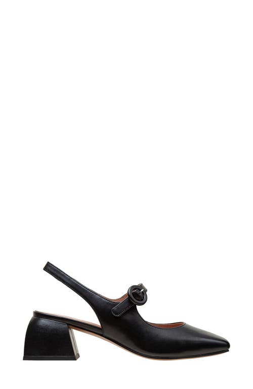 Linea Paolo Manu Slingback Mary Jane Pump In Black