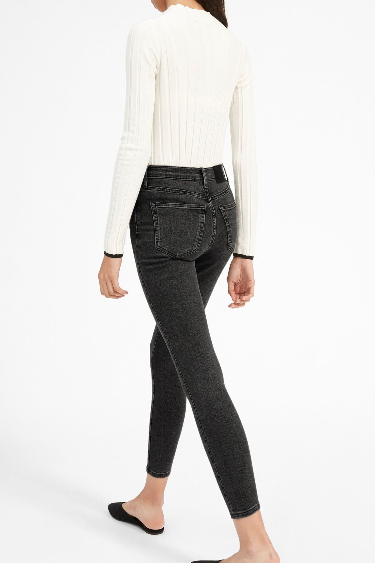 everlane high rise jeans